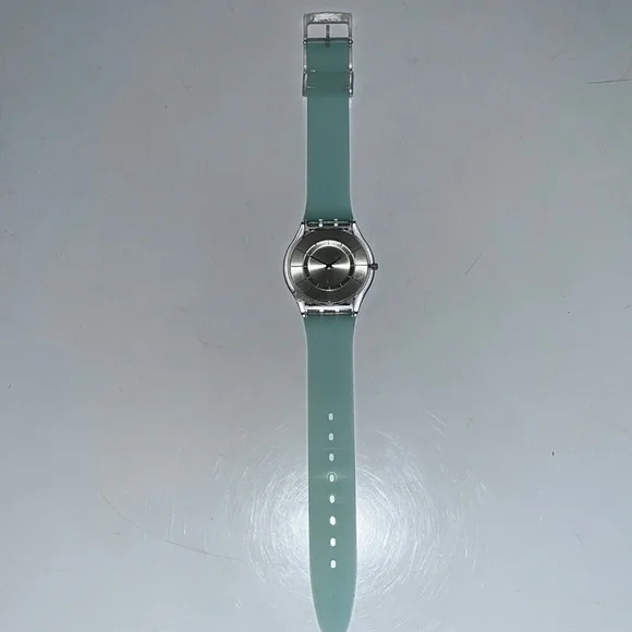 Swatch Accessories Swatch Skin Thin Light Blue Watch Poshmark